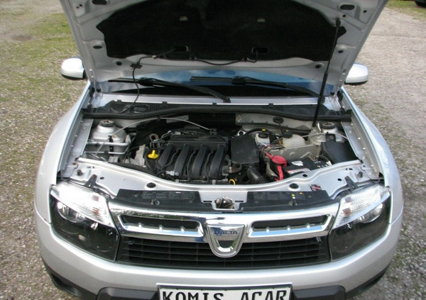 Dacia Duster cena 25900 przebieg: 142947, rok produkcji 2013 z Bytom Odrzański małe 631